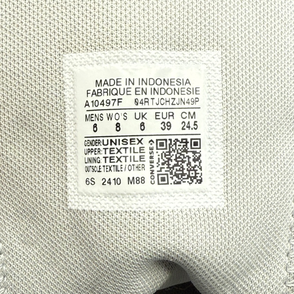 Converse Men's 6 Sneakers Grey Sour Glow Polyester Suede Hi Women's 8 A10497F - Picture 12 of 13